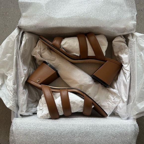 Jimmy Choo Auna 65 Block Heel Slide Sandals, Size 38 - Picture 5 of 5